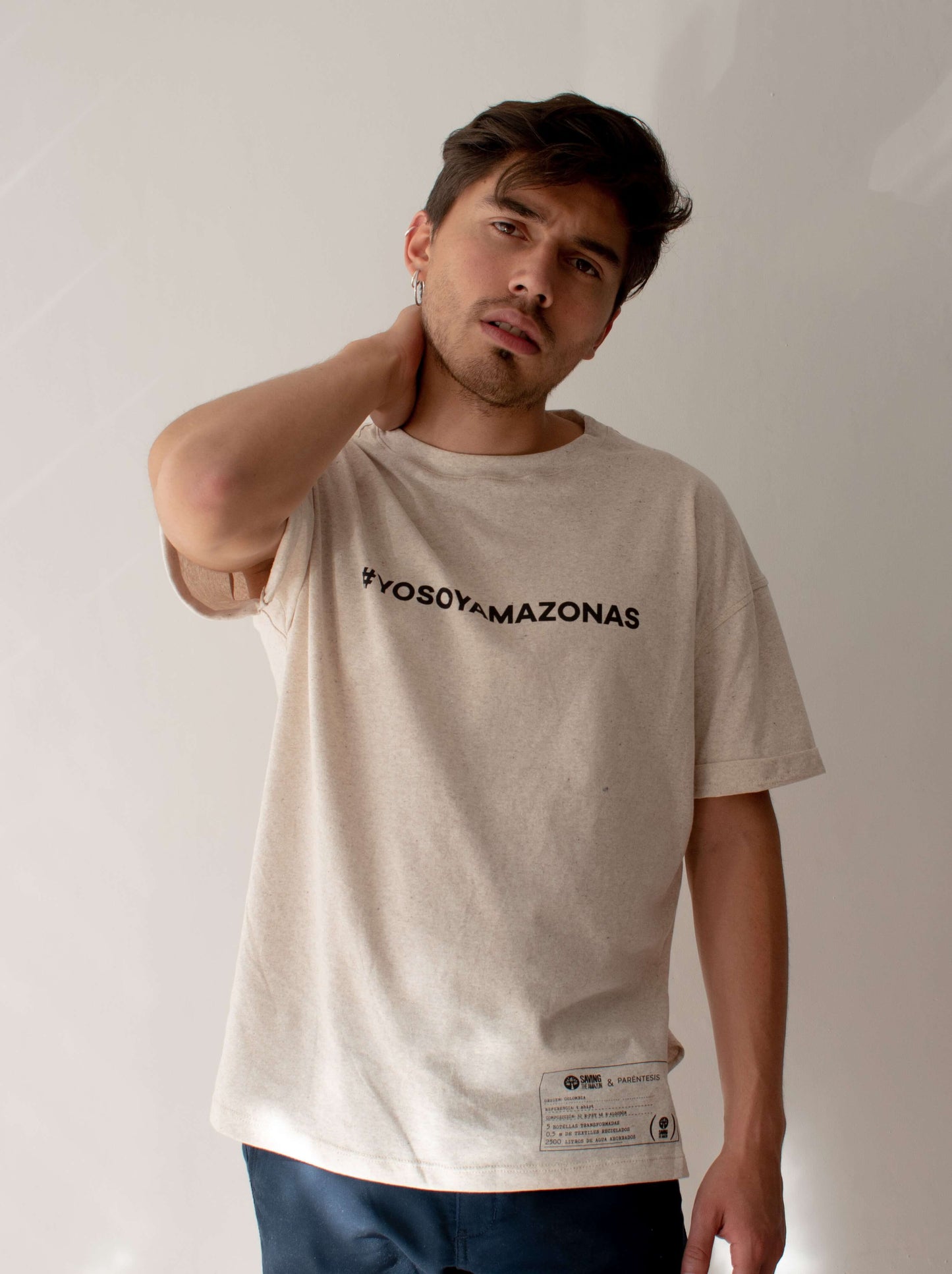 #YoSoyAmazonas T-Shirt. Recycled cotton and PET