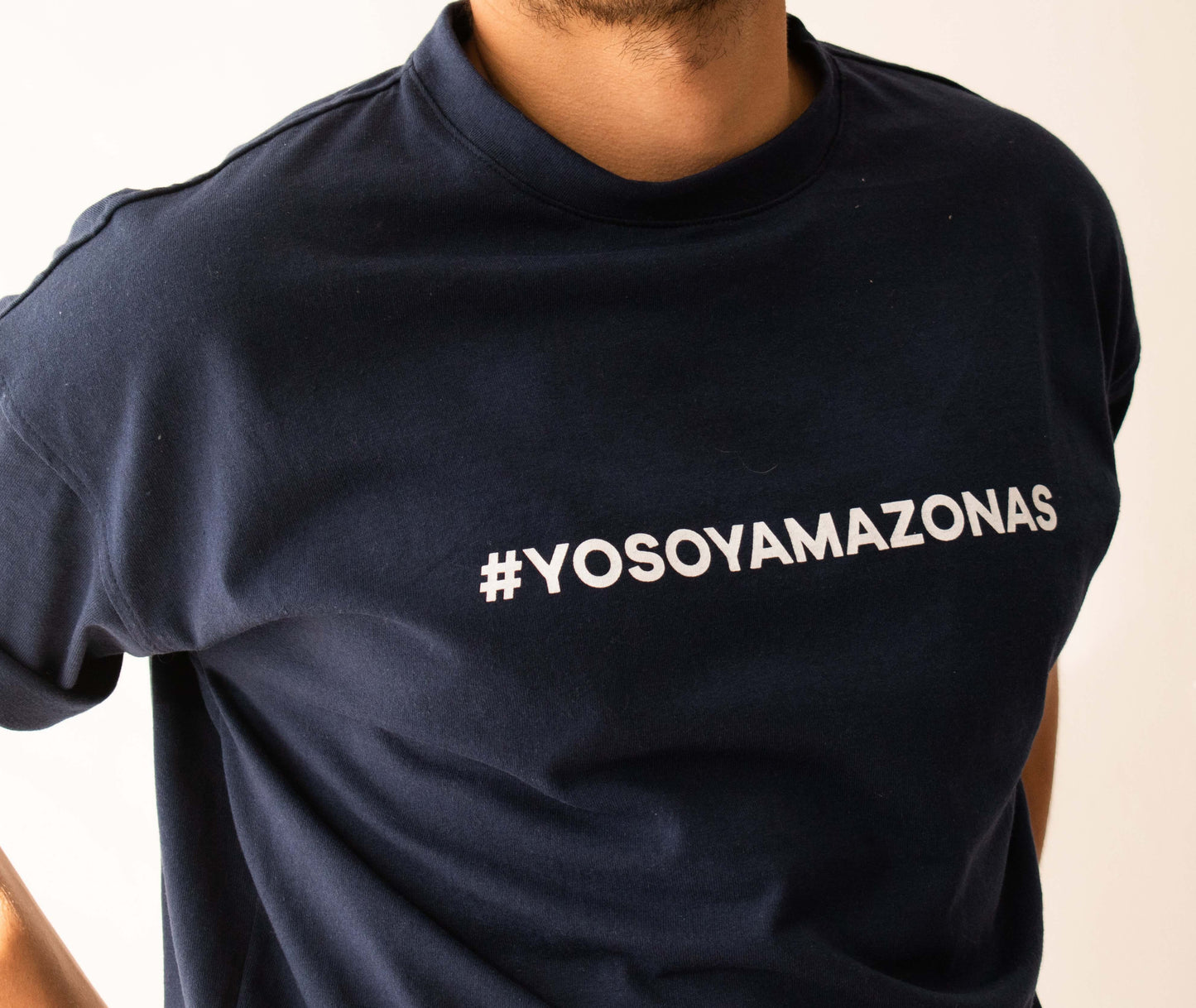 T-Shirt #YoSoyAmazonas algodão e PET reciclado