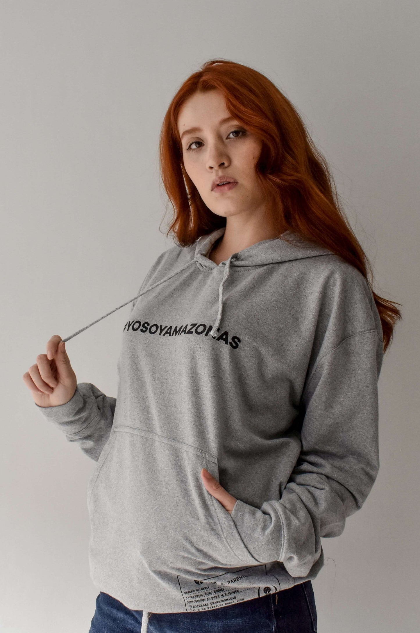 Hoodie #YoSoyAmazonas algodón y PET reciclado